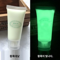 초광야광페인트 형광도료 야광안료 형광액필 발수가루 아트 스테이지제 스타에어 빌트인, 01 황록광1지【18ml】, 18ml, 1개