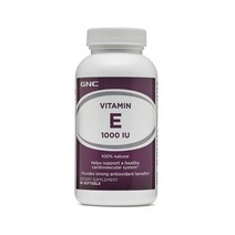 GNC 비타민 E 1000IU 60정 Vitamin Softgels, 1개