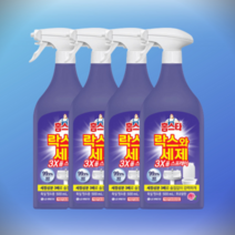 홈스타 락스와세제 스프레이 후로랄 욕실 화장실 청소 500ML 4개, 홈스타 락스와세제 스프레이 후로랄 500ML 4개