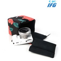 IFG IFG 미러리스 카메라 쿠션칸막이 방수 재질, 블랙