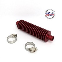 수냉식 자전거용 CNC 긴 알루미늄 라디에이터 39CC 49CC MT A4 Blata ZPF Polini KTM 엔진 자전거 118mm, Red