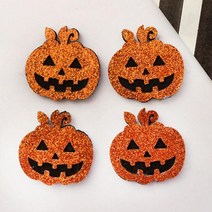 도토리디자인 반짝반짝 글리터 호박 10p 파티용 파티소품