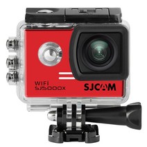 레저용 스포츠동아리 액션캠 부품 SJCAM SJ5000X 엘리트 자이로 스포츠 액션 카메라 와이파이 4K h 264 다이빙 30M 방수 DV SJ5000x, [03] 빨간, [08] Option 8