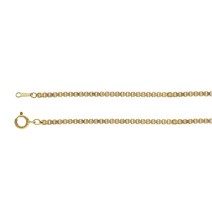 [미라보특가상품] 14K 골드필드 목걸이 체인 박스 0.85 mm 45 cm 2개입