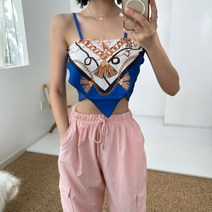 베이시코 / 스카프 크롭 뷔스티에