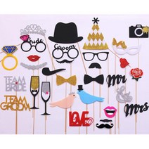 10-58pcs 재미 웨딩 장식 사진 부스 소품 DIY 콧수염 입술 안경 마스크 Photobooth 액세서리 결혼식 파티 용품, 육군 녹색