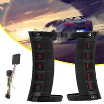 빛나는 버전 범용 제어 스티어링 휠 컨트롤러 무선 다기능 스테레오 DVD GPS 네비게이션 버튼 원격