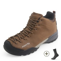 험토 하이커 크루 가죽어퍼 남성 등산화 + 노크캠프 ROYBONBIRR SOCKS