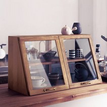 마츠리센 빵보관함 쇼케이스, 원목(2단 더블형)