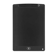 스마트전자칠판 전자칠판 12inch LCD Writing Tablet Colorful Screen Electronic Educational Learning Drawing Board, [01] Black