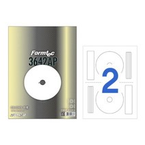 [바보사랑] 라벨3칸20매 CS-3642AP(CD DVD용118mm(내경 17.5mm))