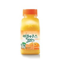 서울우유 아침에주스 210ml 오렌지 X 24개, 오렌지맛