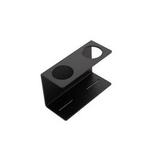 칫솔 홀더 2 In 1 욕실 액세서리 전동 보관함 선반, 블랙 더블