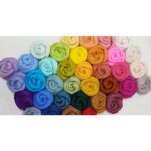 [파랑새97] 메리노 양모 니들펠트 54가지 색상, 20피치