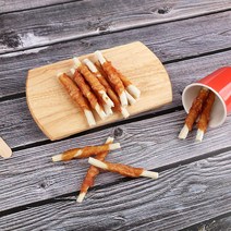 [펫츠맘마] 웰빙 애견 수제간식-닭고기 유유껌롤 100g, 단품