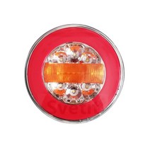 캠핑카 호환 LED 테일 라이트 트레일러 트럭 순차 손전등 12V 24V 트랙터 리어 러닝 턴 브레이크 리버스 캠핑 미등 2 개