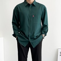 데일트 남자 빅사이즈 링클프리 스판 오버핏 셔츠 남방