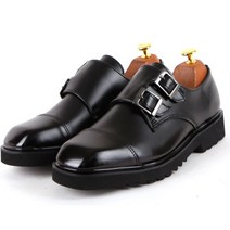 남자 정장화 고급 신사화 신발 더블 몽크 스트랩 구두