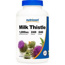 뉴트리코스트 밀크씨슬 1000mg 240정 캡슐 milk thistle