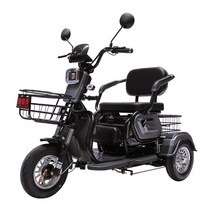 삼륜차 전기 3륜 동네외출 마트 장애인 수하물 캐리어, 600W 모터 + 48V13a