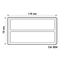 MDG8778 브레인 다용도사물함 칸막이 10개입 CA504 119mm 75mm (브레인/다용도사물함/칸막이/10개입)