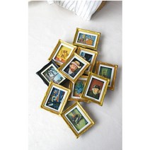 독특한 질감 반고흐 미니액자 자석이 있어 감성액자, 별이빛나는밤에