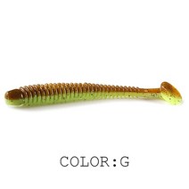 Supercontinental-스윙 임팩트 링 청어 낚시 루어 6 개/10 개 인공 Pesca Leurre Souple, 08 G_03 97mm 6pcs