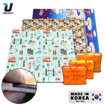 두꺼운 캠핑 발포매트 돗자리 텐트바닥 매트 특대형 210x270cm, 런던