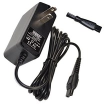 HQRP AC 어댑터 파워 케이블 차징 호환가능한 with Philips Norelco 8175XL HQ7130 HQ7310, One Color, One Size