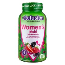 Vitafusion 여성용 데일리 멀티비타민 젤리 150젤리 2팩