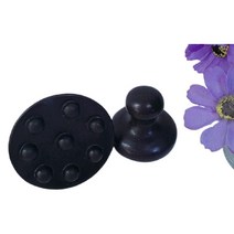 천기석 페이스 경락 스톤-도구 얼굴 마사지 온열 냉스톤 눈주름 피부관리실 에스테틱 피지오, 페이스 경락스톤(대)