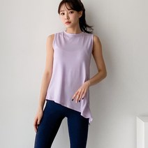 쏘쭌 루즈핏 옆트임 뒷트임 헬스 요가 피트니스 휘트니스 민소매 나시 롱 티셔츠