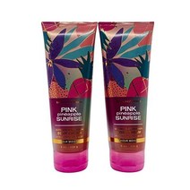 Bath & Body Ultimate Hydration Cream For Women 8 Fl Oz 2 Pack Pink PineApple 애플 Sunrise