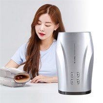 닥터웰 클래식 무선 손마사지기 송가인 추천 공기압 온열 손목 지압 안마기, 손마사지기 DR-833(실버)