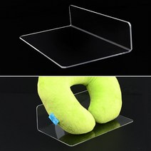 L형 칸막이 중형 악세사리 매대 아크릴 받침 정리대 거치대 디스플레이 진열대 투명, 기본