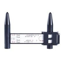 휠 림 볼트 패턴 슬라이딩 PCD 측정 도구 게이지 눈금자 8 홀 러그 허브 피치 핫, Black
