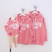 커플룩 가족티 패밀리룩 돌촬영 오레곤 아동 남여공용 후드티 (5color)