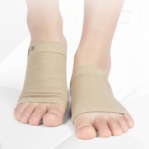 PKG 1+1 신발속 양말속 발바닥 보호 아치형 밴드 평발 교정 아치 쿠션 패드 깔창, 1+1(2켤레), 베이지