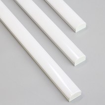 플럭스 메탈 LED등(라운드) 레이스웨이 일자등 부엌등 주차장등 공장등, 주광색(하얀불빛/하얀빛), 60cm