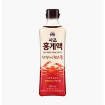 [사조] 홍게액 500ml, 3개입