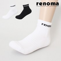 [레노마] 여성 스포츠 파일 무지 양말 RM2604 5족, 없음