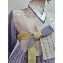 [도아한복] 화사한 매화 입체 혼주 신랑신부 하객 폐백 촬영 한복대여