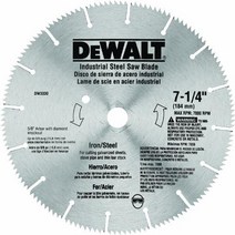 DEWALT Circular Saw Blade 7 1/4 Inch 16 Tooth Metal Cutting (DW3330)