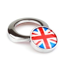 미니쿠퍼 엔진 스타트버튼 커버 엠블럼 컨트리맨 엔진 악세사리, 01. 유니온잭