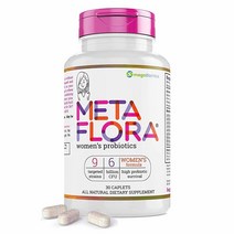 METAFLORA 여성용 건강 - 프로바이오틱 보충제제 특허 받은 배송 기술을 사용한 캡슐보다 15배 더 효과적인 효과 30 매일 발라진 진주