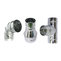 덕트 닥트 부속 부자재 90도 엘보 엘브 티관 레듀샤 200mm/250mm/300mm, T-자 250mm