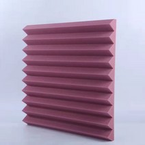 흡음패널 흡음판 방음벽 12/24pcs 방음 거품 스폰지 난연 스튜디오 어쿠스틱 폼 보호 흡수 처리 패널, [02] 24pcs, [05] 보라색