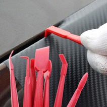 시트지 말아넣기 자동치 스퀴지 도구 (7Pcs) 필름 틈새 마감 리무버