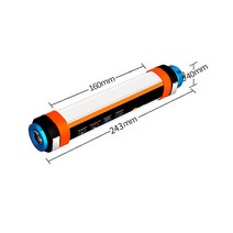 수중랜턴 방수후레쉬 손전등 스쿠버다이빙 LED 랜턴 캠핑 USB 충전식 램프 토치 라이트 야외 IP68 방수 6 모드 전원, [02] T25(25CM)