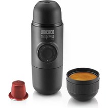 WACACO Minipresso NS 휴대용 에스프레소 머신 호환 Nespresso 오리지널 캡슐 커피 메이커 여행용 캠핑, 기본